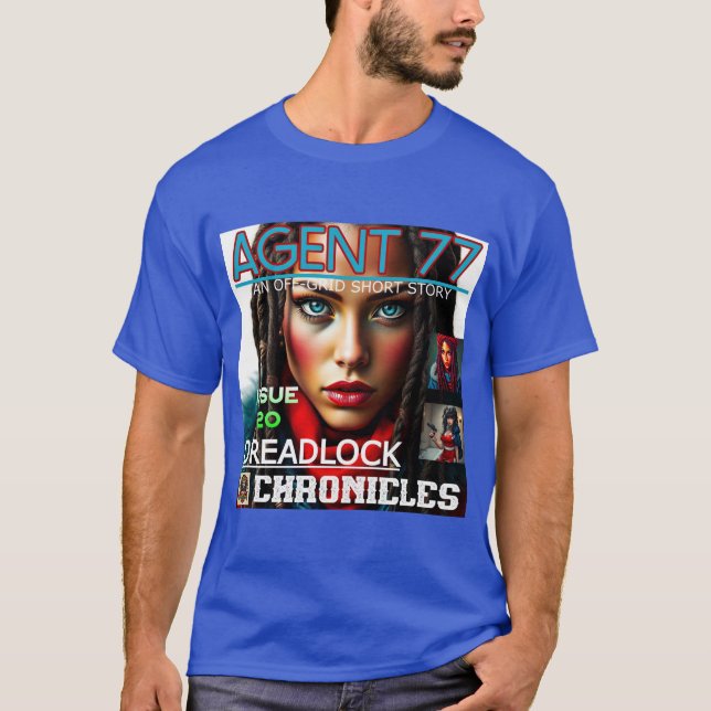 CAMISETA AGENTE 77 - EMISIÓN DE CRONICLES DE DESBLOQUEO 20 (Anverso)