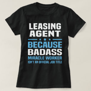 Camiseta Agente de arrendamiento