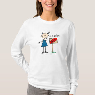 Camiseta Agente de bienes raíces