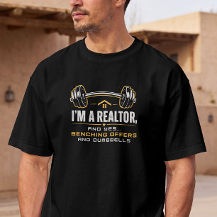 Camiseta Agente de bienes raíces divertido