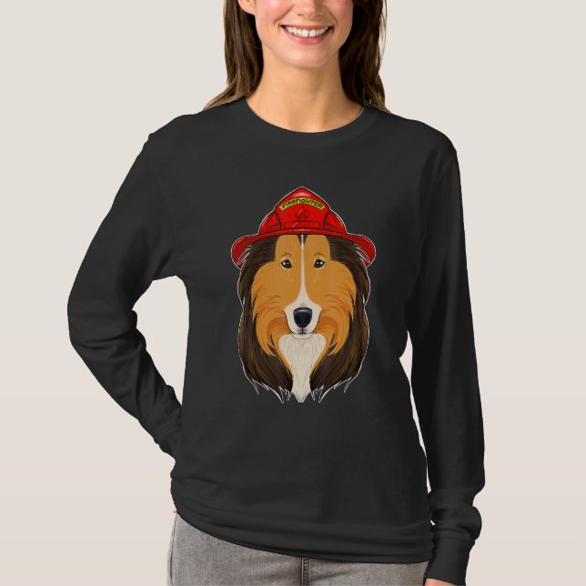 Camiseta Agente de bomberos I Collie (Anverso)