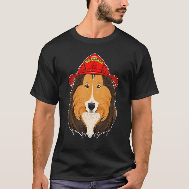 Camiseta Agente de bomberos I Collie (Anverso)