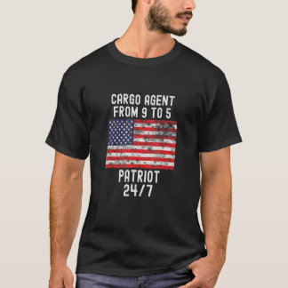 Camiseta Agente De Carga Patrio Patriótico 4 De Julio Bande