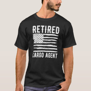 Camiseta Agente de carga retirado Profesión Bandera estadou