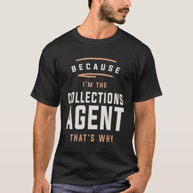 Camiseta Agente de colecciones: resolución resiliente (Anverso)