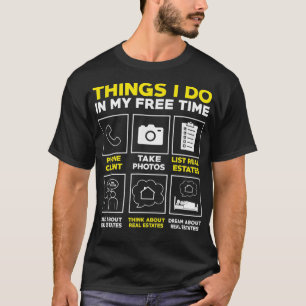 Camiseta Agente de humor inmobiliario Realtor 