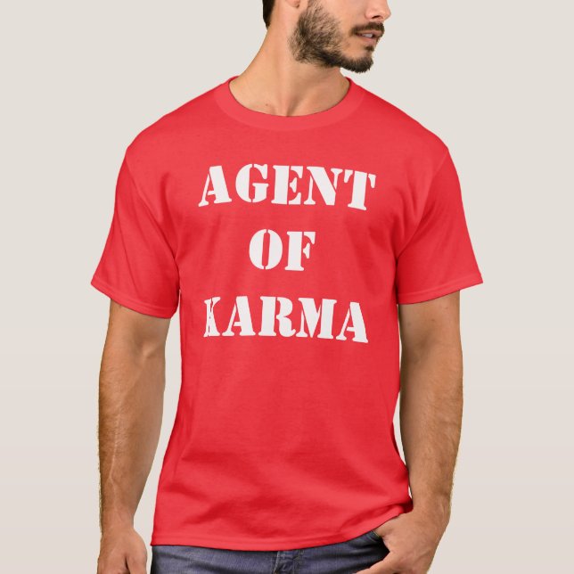 Camiseta Agente de karmas (Anverso)