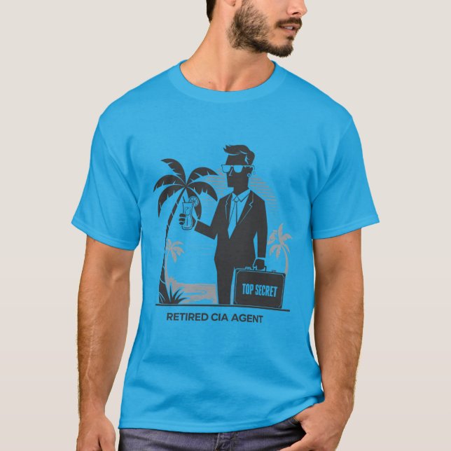 Camiseta Agente de la CIA retirado (Anverso)