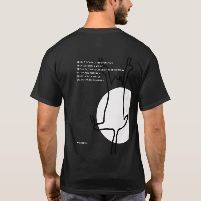 Camiseta Agente de ojo/detective privado (Reverso)