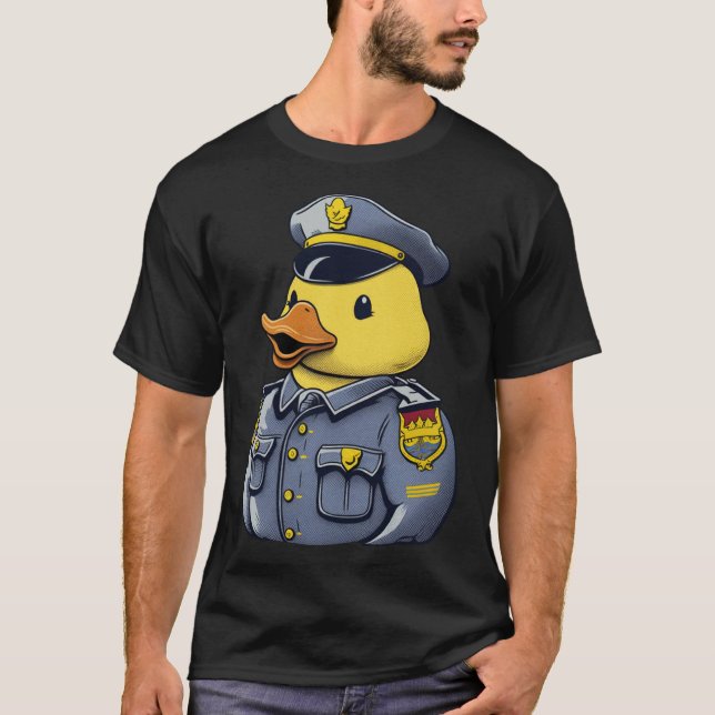 Camiseta Agente de policía de la cuchara de la cuchara del  (Anverso)