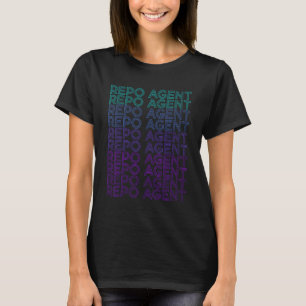 Camiseta Agente de reposo de reposo retro