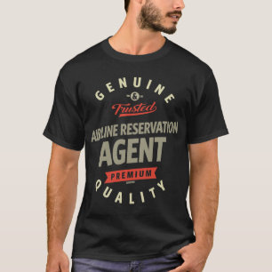 Camiseta Agente de reserva de aerolíneas