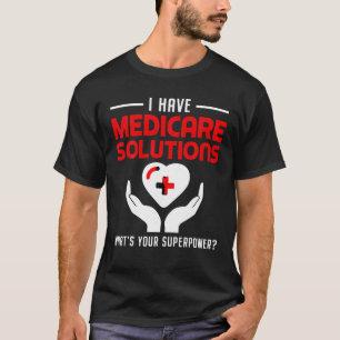 Camiseta Agente de seguro médico Funcionario de Medicare