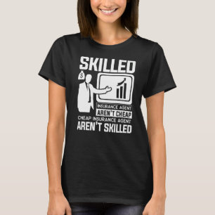 Camiseta Agente de seguros calificado no es actuario barato