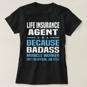 Camiseta Agente de seguros de vida