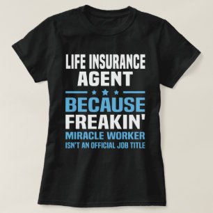 Camiseta Agente de seguros de vida