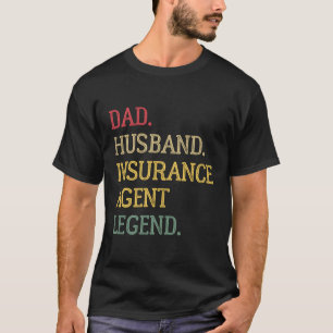 Camiseta Agente de seguros para esposos de papá
