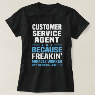 Camiseta Agente de servicio al cliente