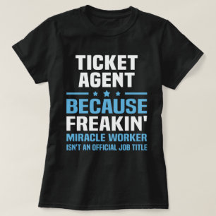 Camiseta Agente de tickets
