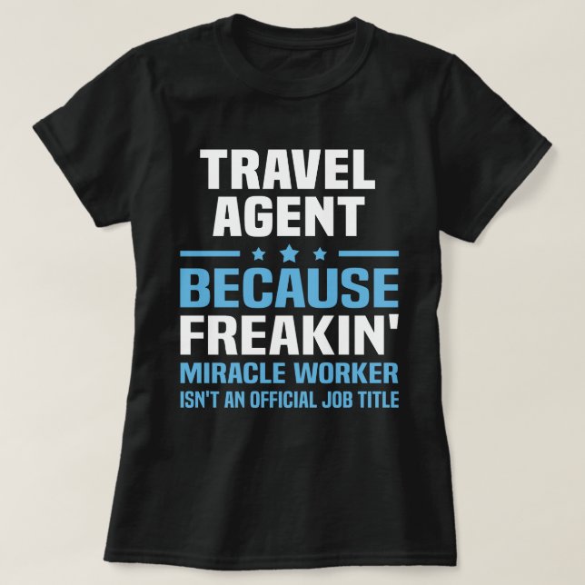 Camiseta Agente de viajes (Diseño del anverso)