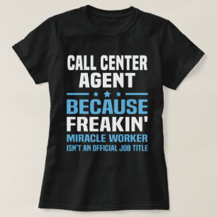Camiseta Agente del centro de llamadas
