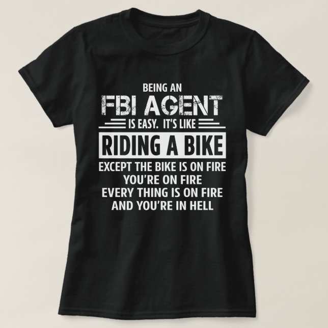 Camiseta Agente del FBI (Diseño del anverso)