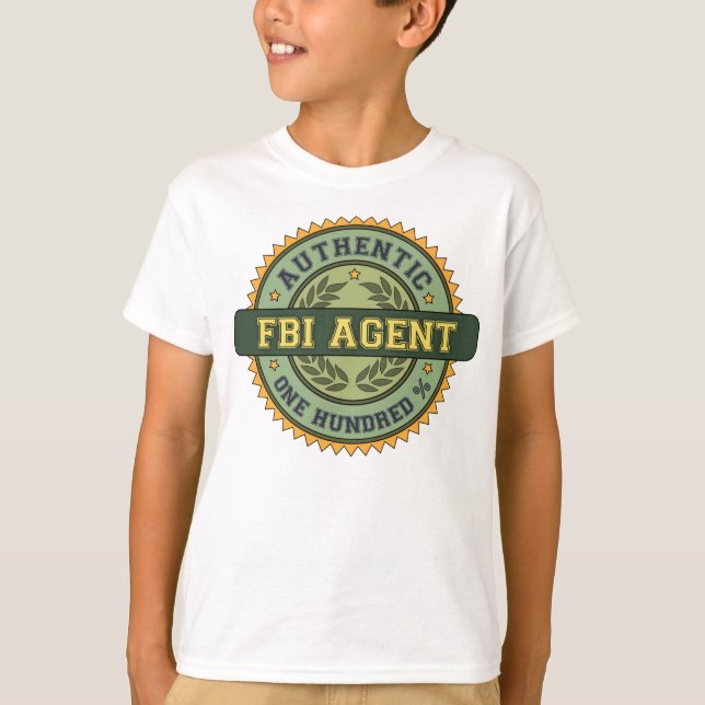 Camiseta Agente del FBI auténtico (Anverso)