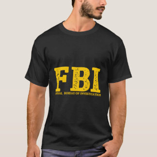 Camiseta Agente Fbi Oficina Federal De Investigación