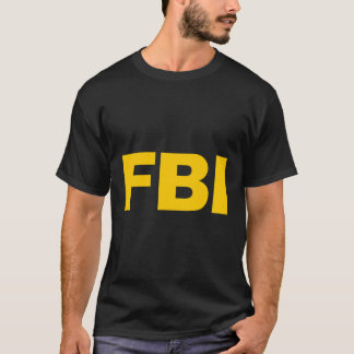 Camiseta Agente Federal Oficial Aparcar Fbi Azul Pequeño