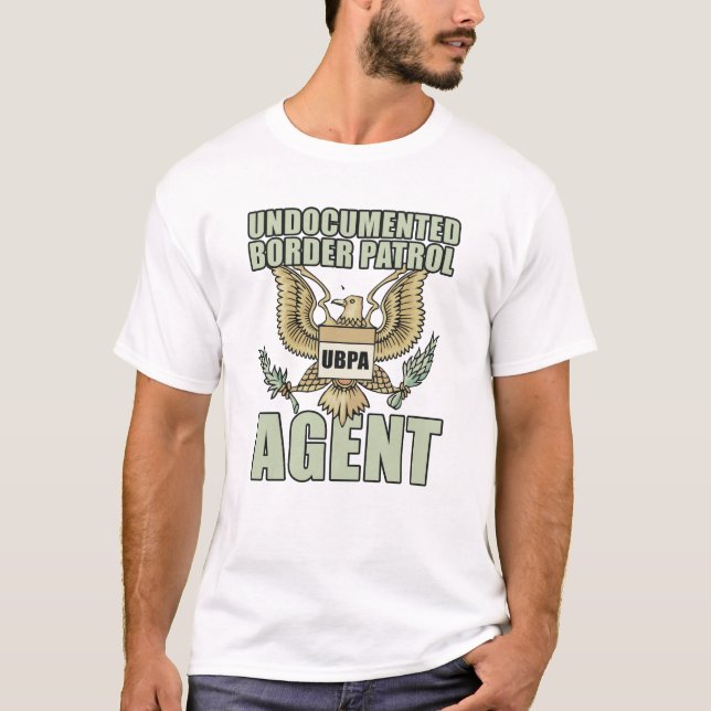 CAMISETA AGENTE INDOCUMENTADO DE LA PATRULLA FRONTERIZA (Anverso)