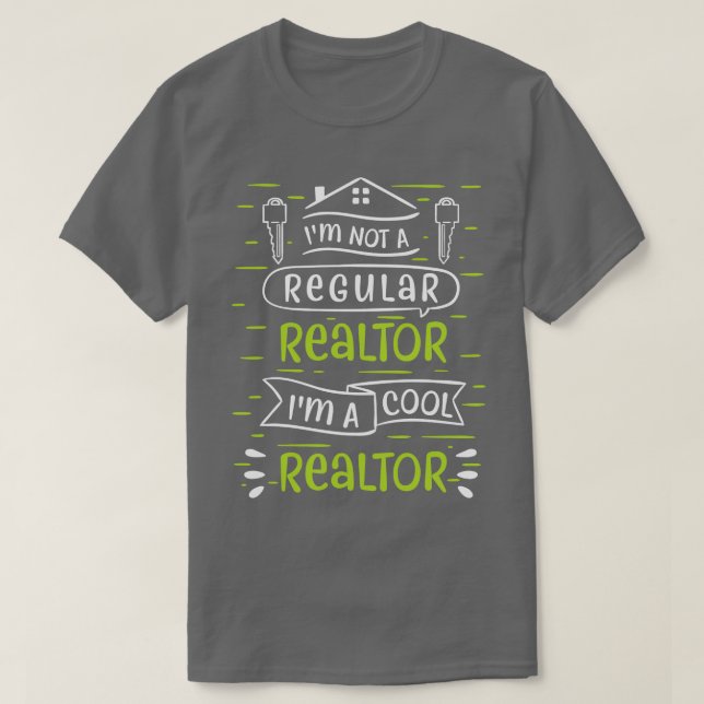 Camiseta Agente inmobiliario 2 (Diseño del anverso)