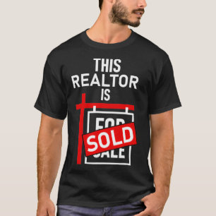 Camiseta Agente Inmobiliario Este Realtor Se Vende