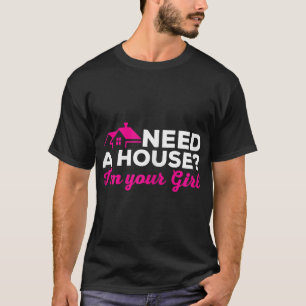 Camiseta Agente Inmobiliario Funny Realtor necesita una cas