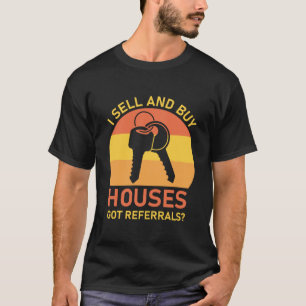 Camiseta Agente Inmobiliario Que Vendo Y Compré Realtor De 