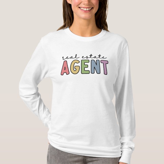 Camiseta Agente inmobiliario | Regalos de Realtor (Anverso)