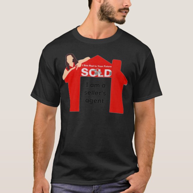 Camiseta Agente inmobiliario Soy agente de ventas (Anverso)