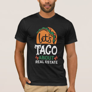 Camiseta Agente inmobiliario Taco Lover Cita comida mexican