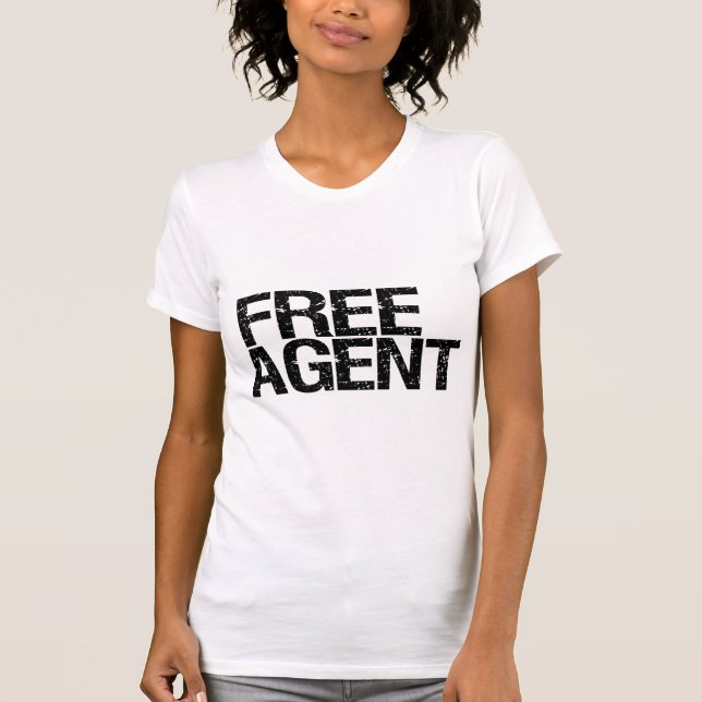 Camiseta Agente libre (solo) (Anverso)
