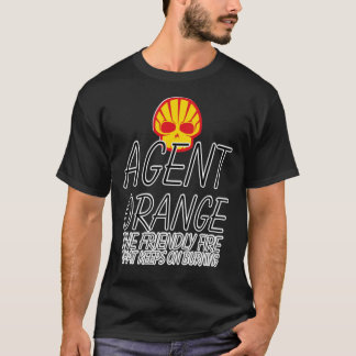 CAMISETA AGENTE NARANJA EL FUEGO AMABLE QUE SE QUEDA EN BUR