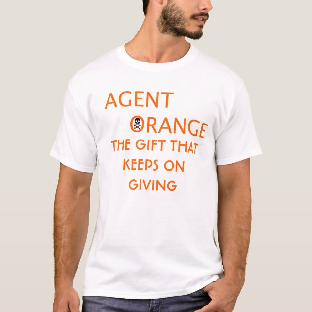 Camiseta agente naranja EL REGALO THATKEEPS EN EL DONANTE (Anverso)