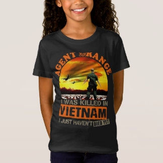 Camiseta Agente Naranja, fui asesinado en Vietnam, lo acabo