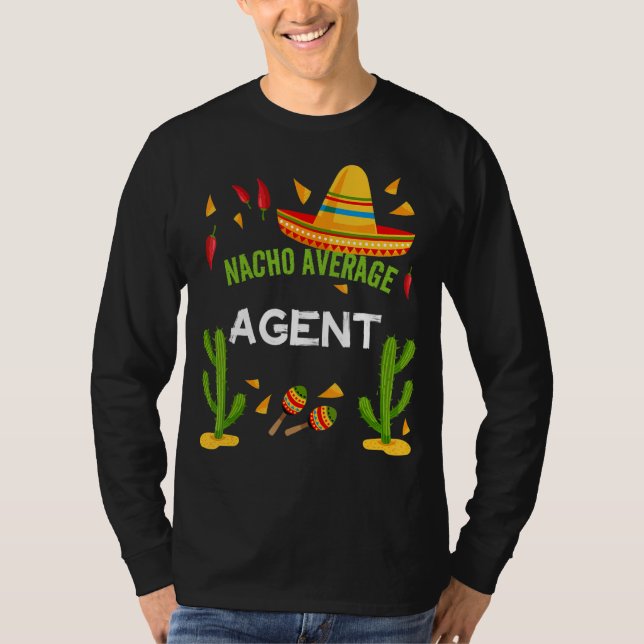 Camiseta Agente promedio de Nacho Cinco De Mayo (Anverso)