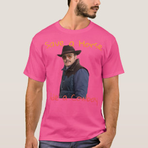 Camiseta Agente salva a un caballo Montar un vaquero