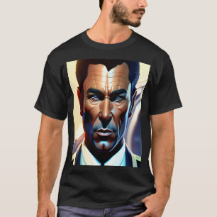 Camiseta Agente secreto espía a hombre confiado Hombres Rea