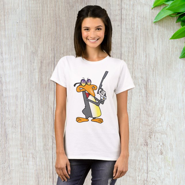 Camiseta Agente secreto pingüino (Subido por el creador)