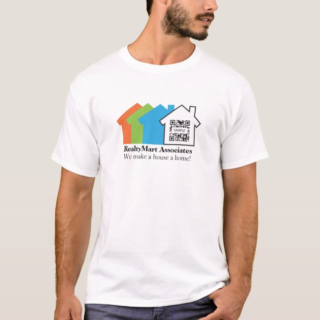 Camiseta Agentes inmobiliarios de la casa de la plantilla (Anverso)