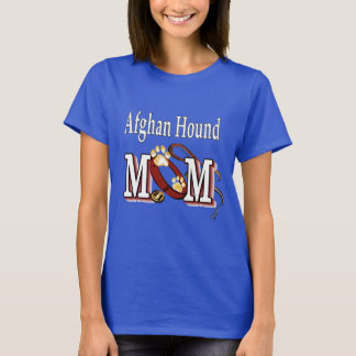 Camiseta Aghan Hound Dog Mom