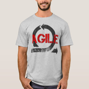 Camiseta ágil del vintage
