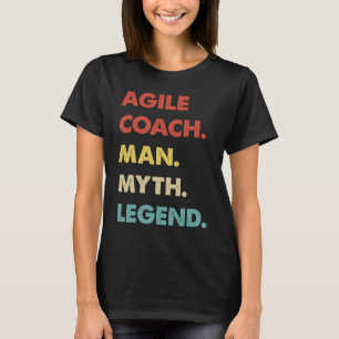 Camiseta Agile Coach Man Myth Legend