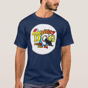 Camiseta Agilidad australiana del perro del ganado